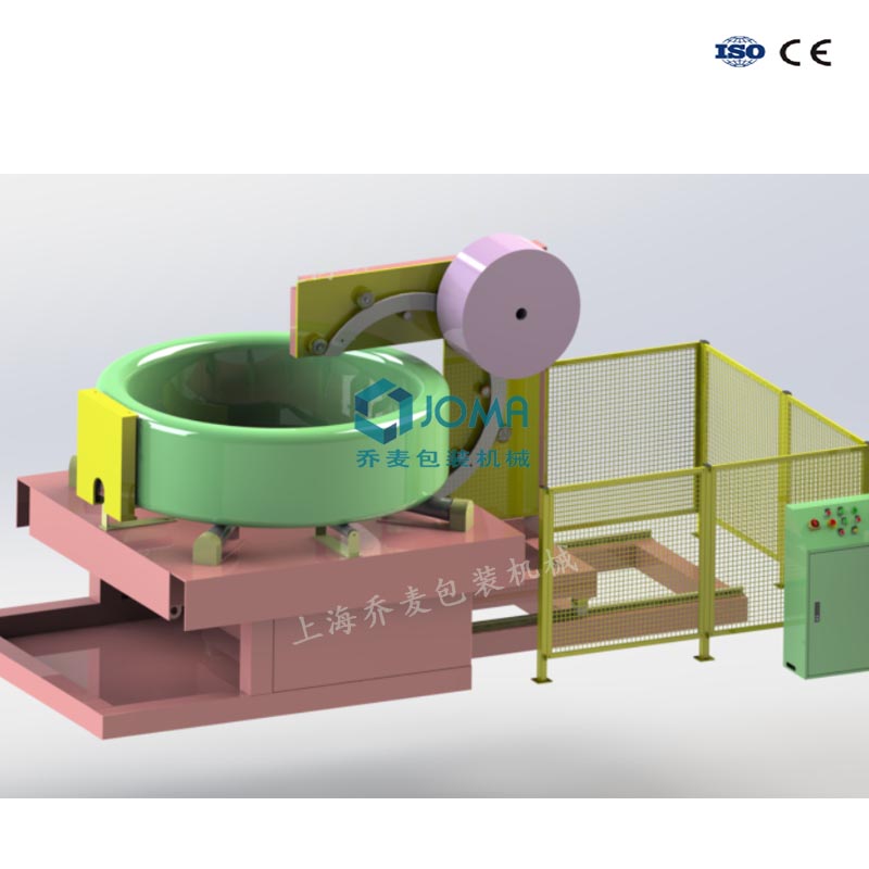 大卷径胶管线缆翻转包装一体机